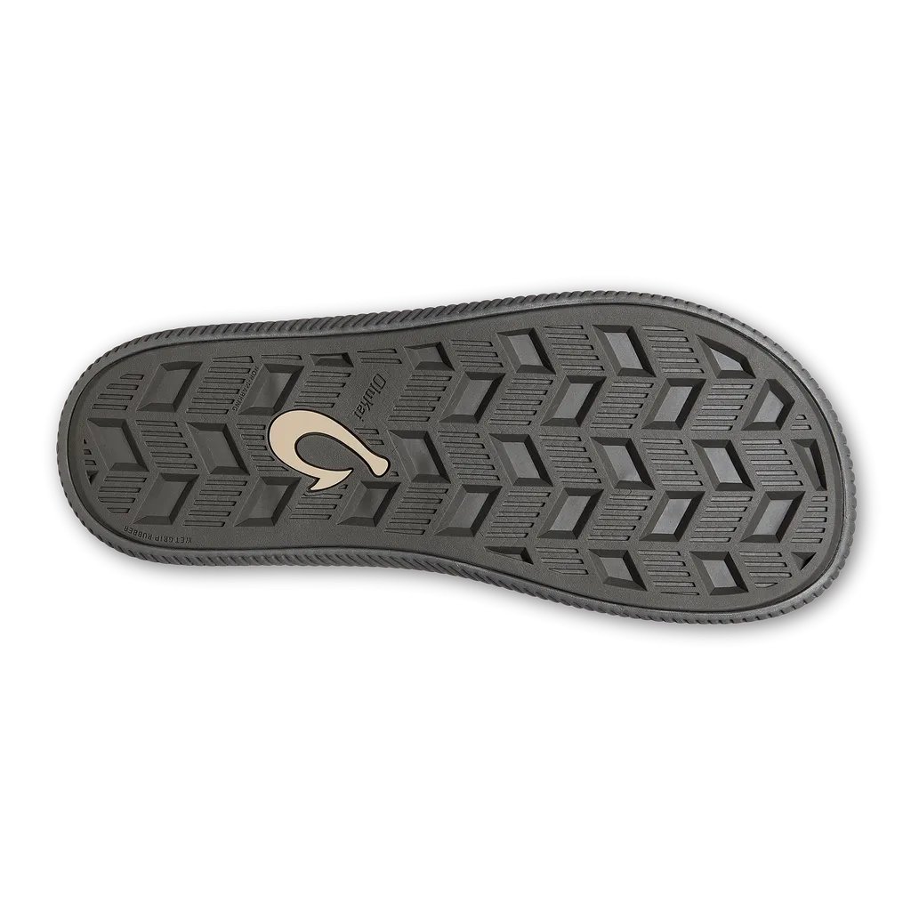 OluKai Men's Ulele in Dark Shadow/Black