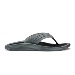 OluKai Men's Ulele in Dark Shadow/Black