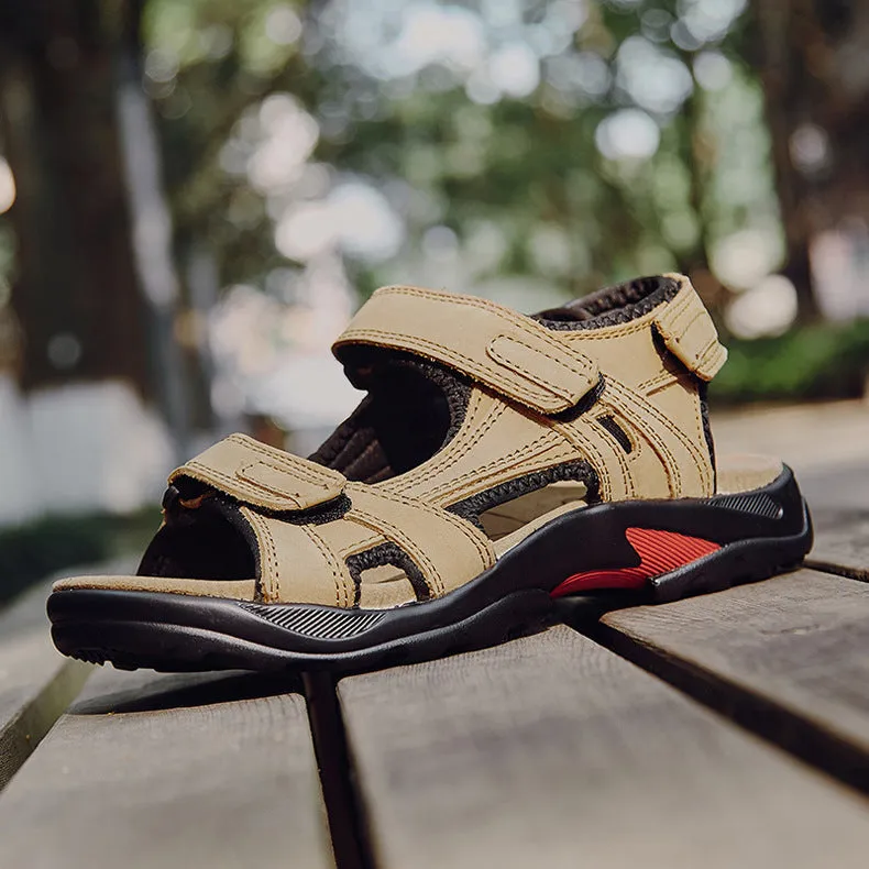 Outdoor Sandals Beach Leather Roman Sandals
