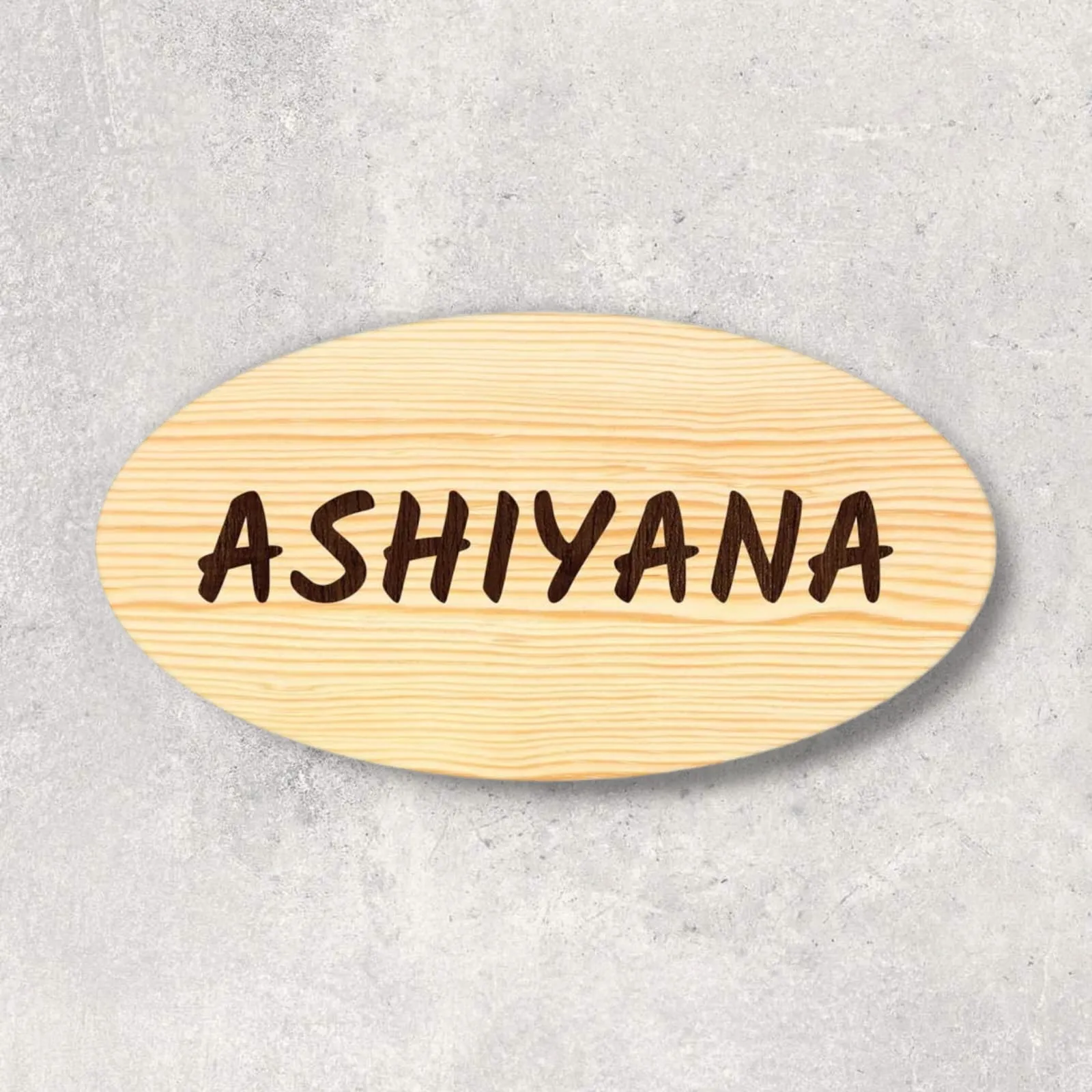 Personalized Wooden Nameplate for House Bungalow Villa Outdoor Main Gate