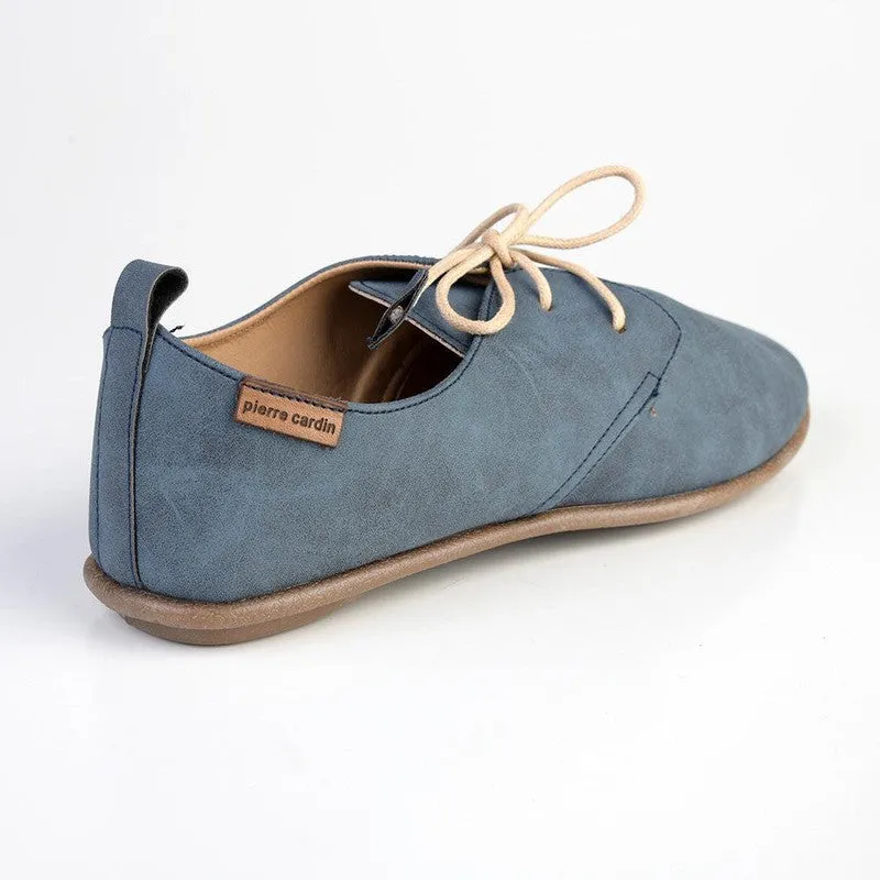 Pierre Cardin Ladies Riviera Lace Up - Denim Blue