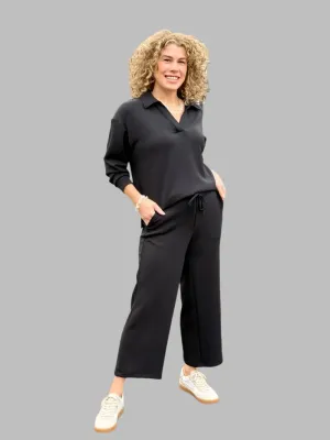 Pull-on Wide leg Trouser