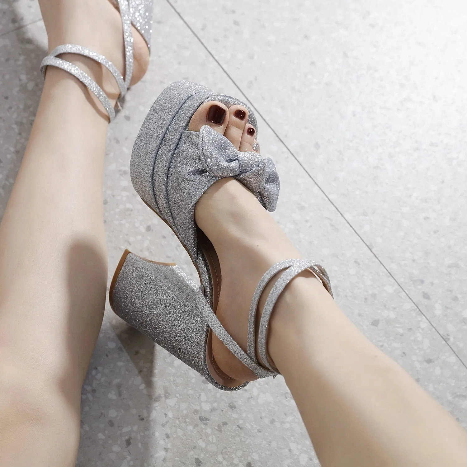 Sexy Thick High Heels