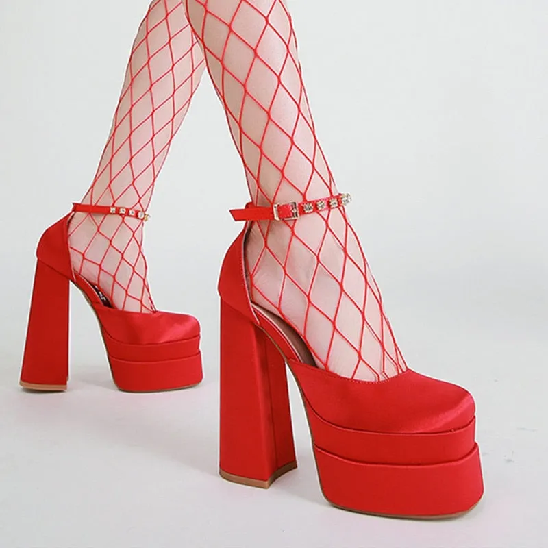 Sexy Thick High Heels