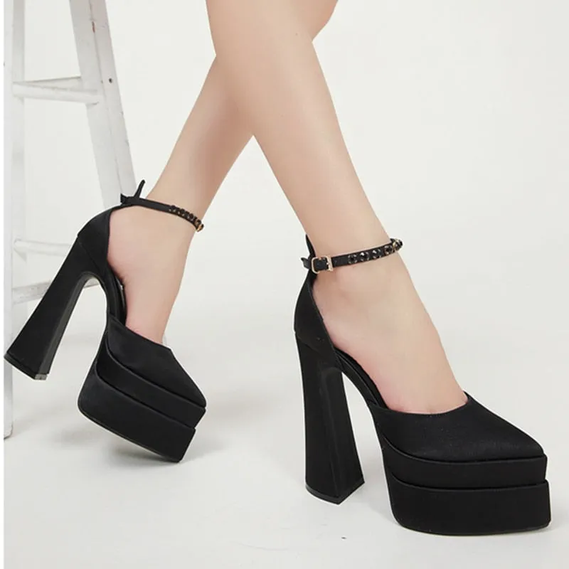 Sexy Thick High Heels