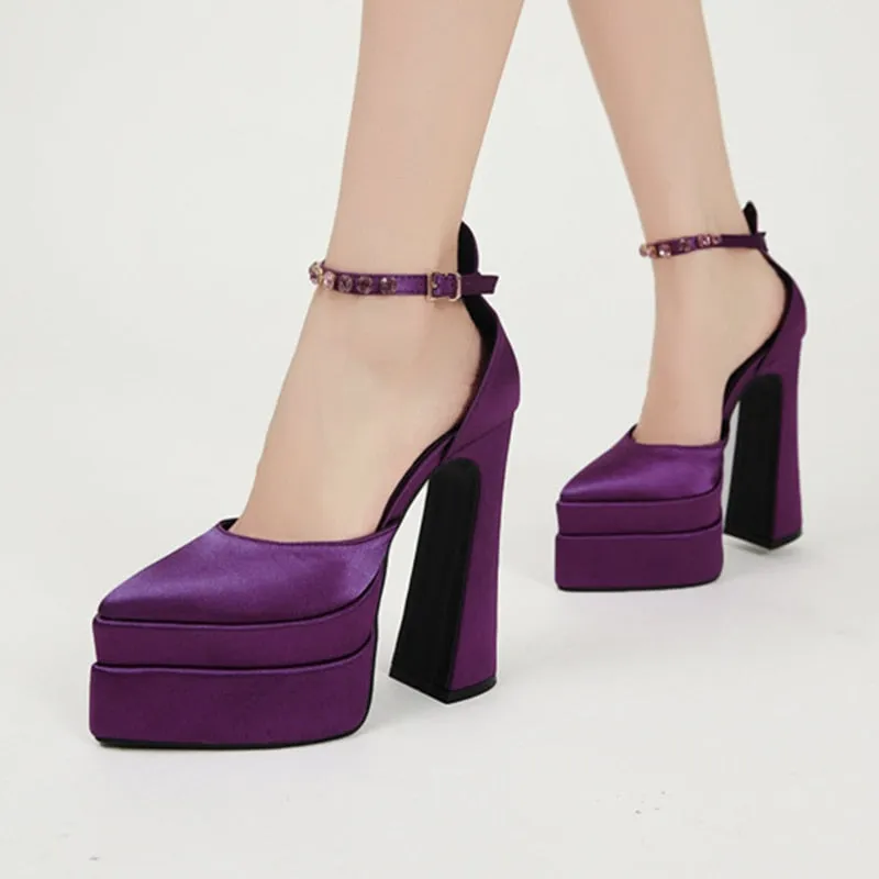 Sexy Thick High Heels