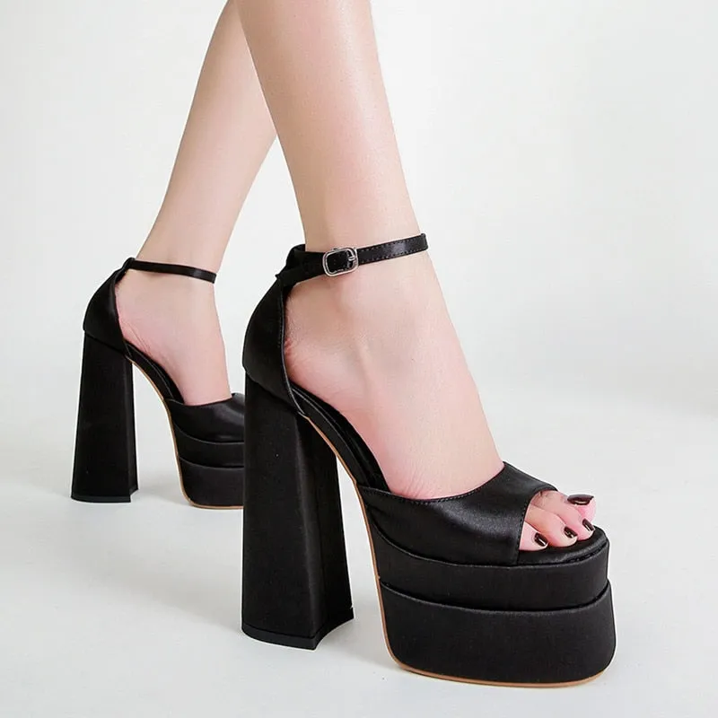 Sexy Thick High Heels