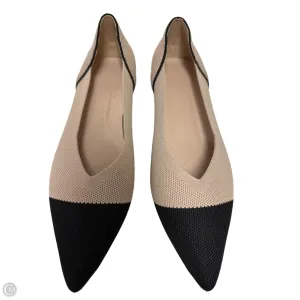 Shoes Heels Block By Clothes Mentor In Black & Cream, Size: 7.5