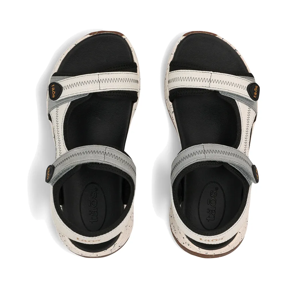 Taos Women's Super Side Sandal in Dove Embossed Multi