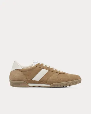 Terence Leather & Suede Tan / Amber Low Top Sneakers