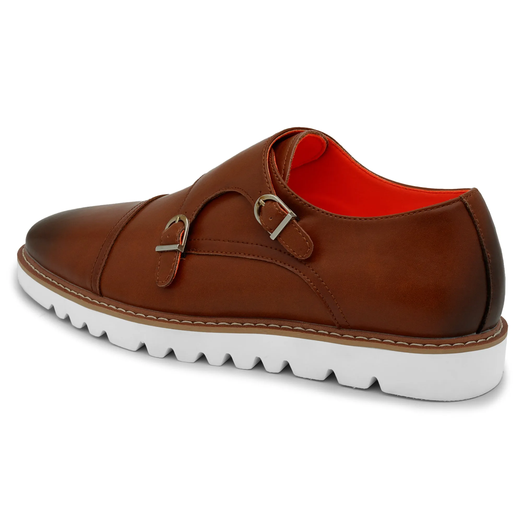 The Freshman L TAYNO Leather Monk Strap Oxford Sneaker