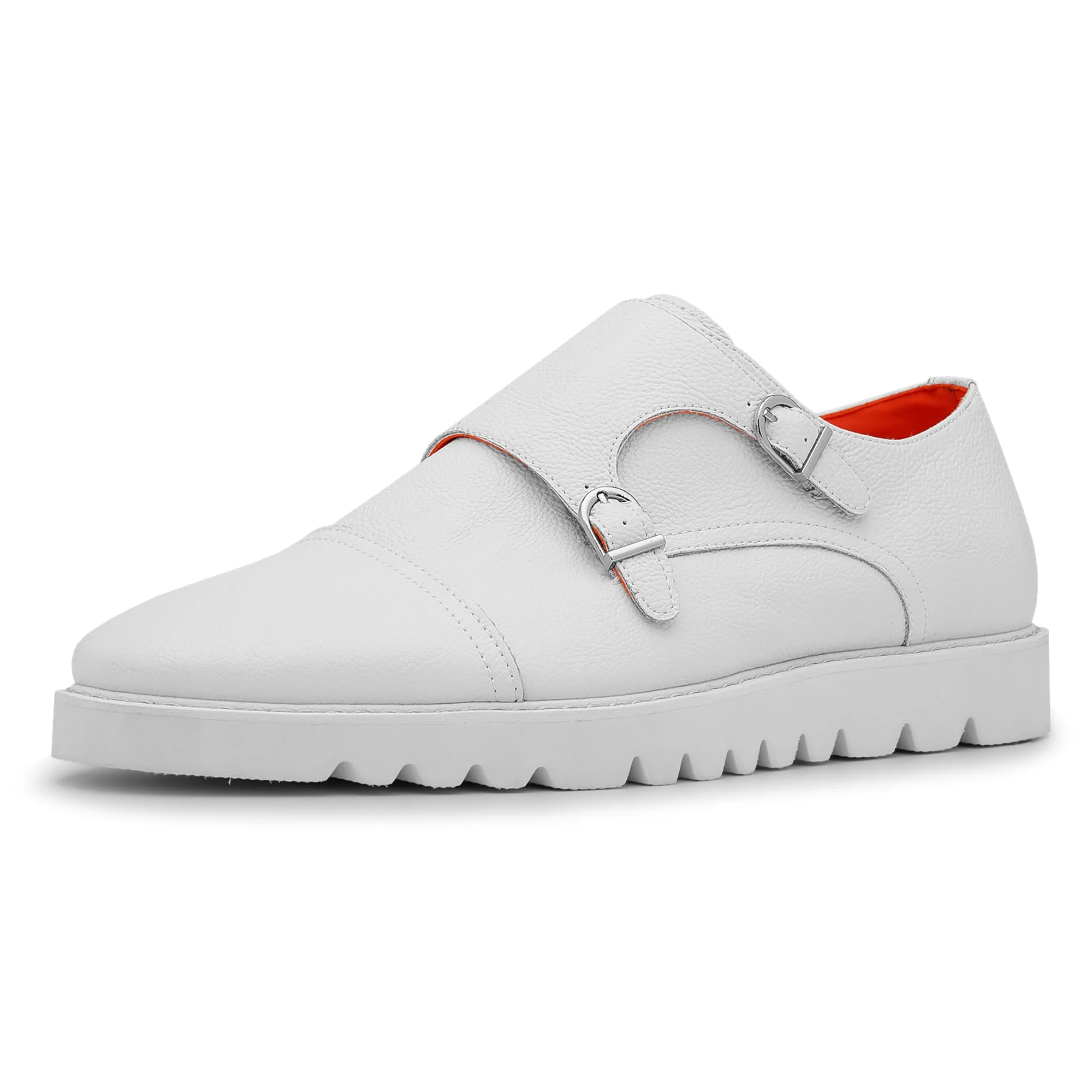 The Freshman L TAYNO Leather Monk Strap Oxford Sneaker