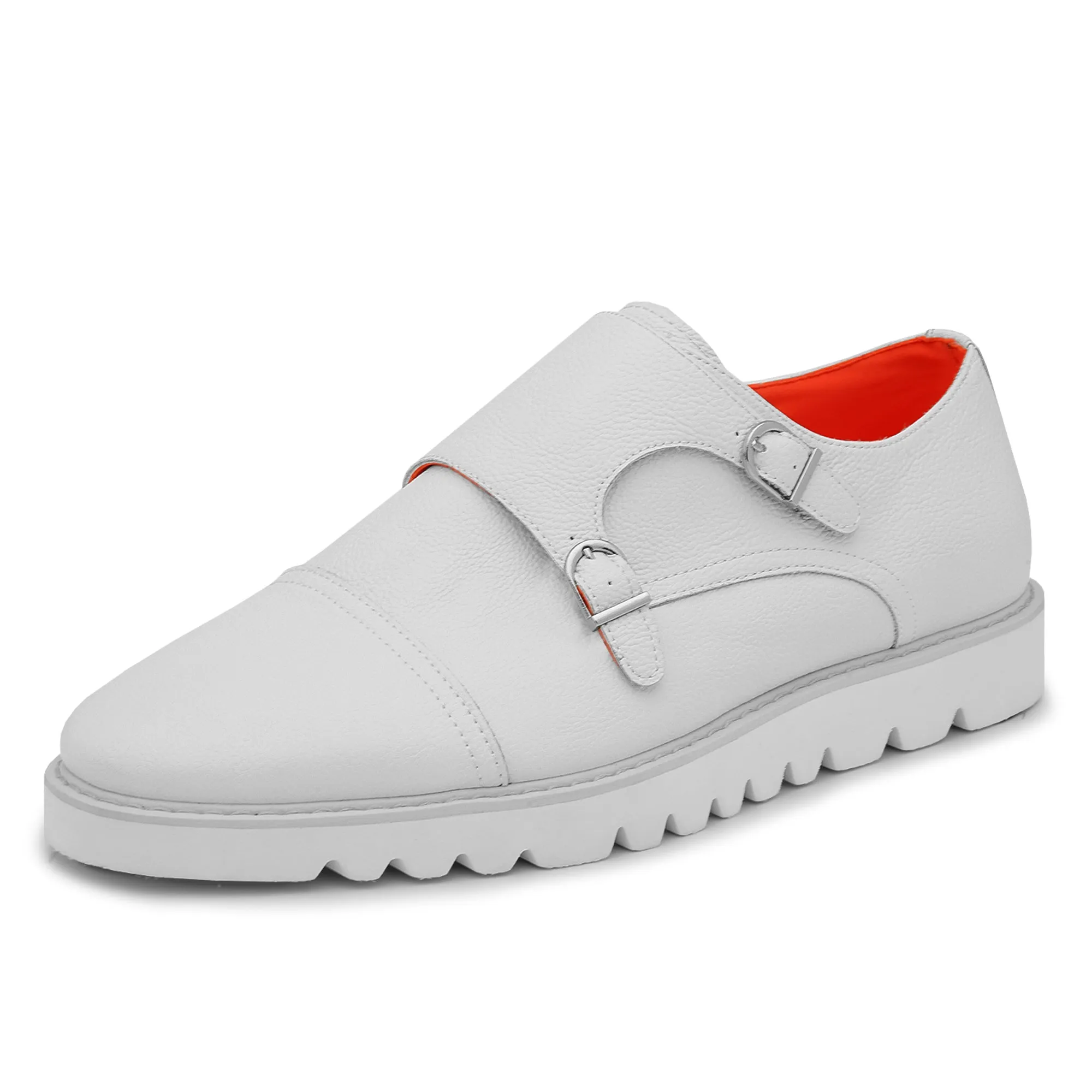 The Freshman L TAYNO Leather Monk Strap Oxford Sneaker