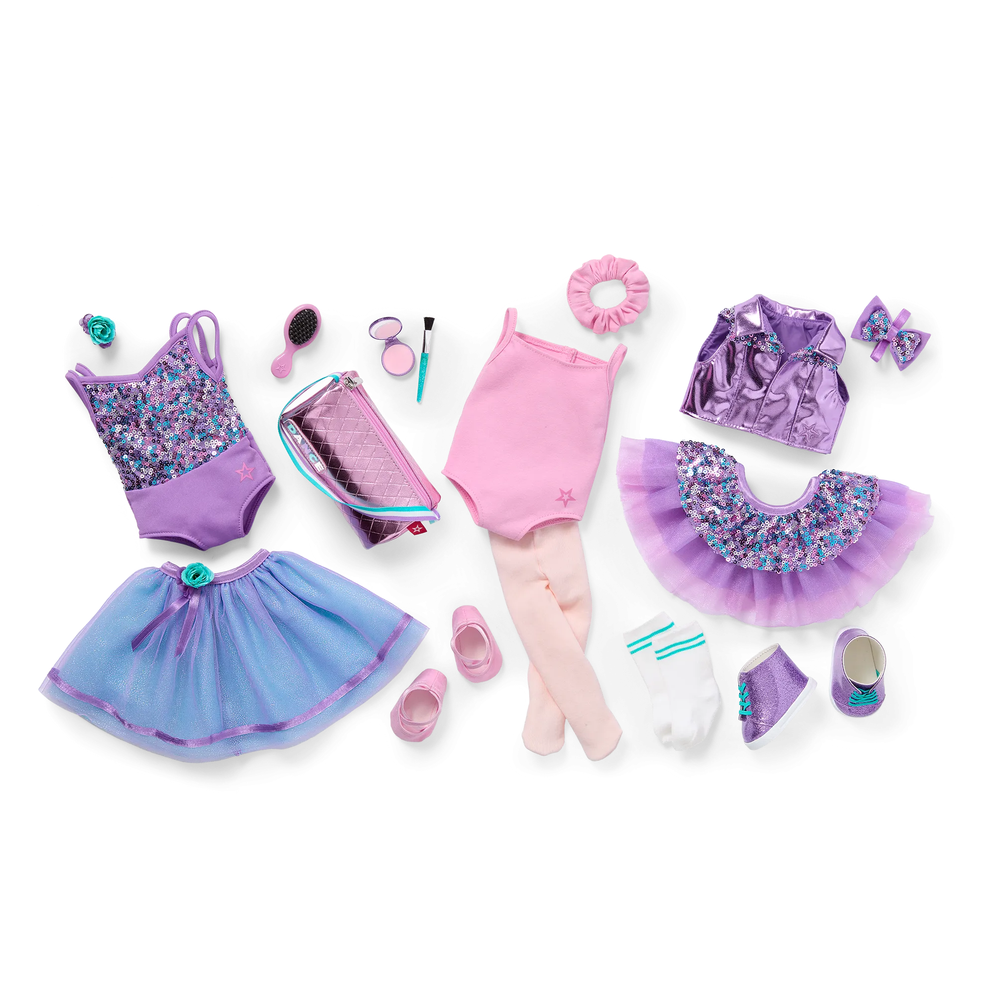 Truly Me™ #125 18-inch Doll & Practice-to-Performance Dance Set
