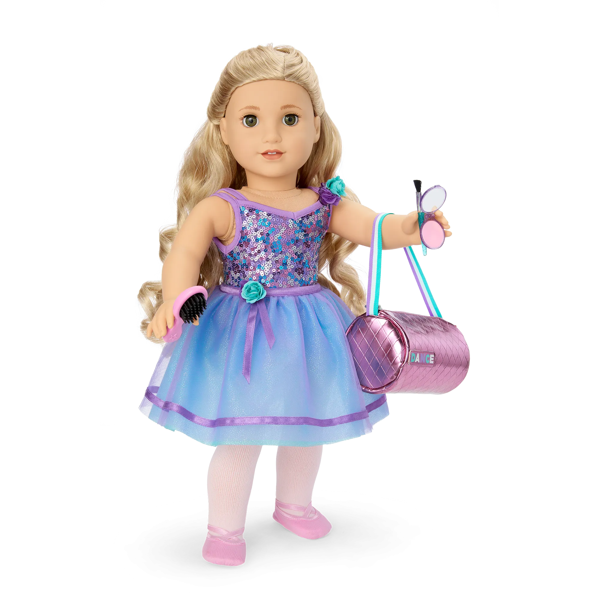 Truly Me™ #125 18-inch Doll & Practice-to-Performance Dance Set