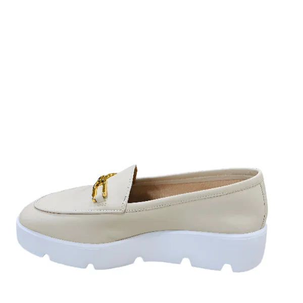 Unisa Ivory Platform Loafer|FAMO25IV