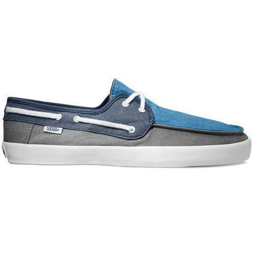 Vans Chauffeur (Washed) Tri-Tone Blue Gray  Womens Size 9 Casual Loafers