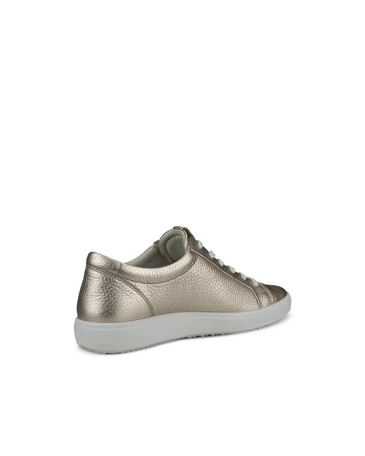 Women's Soft 7 Mono Sneaker in Pure White Gold