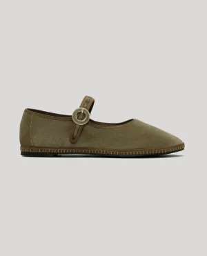 Yori Jomo Tortora Beige Mary Jane Flats