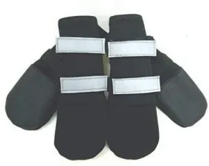 ZEEZ DOG WATERPROOF BOOTS- BLACK XXLARGE (10.3X10.3CM)