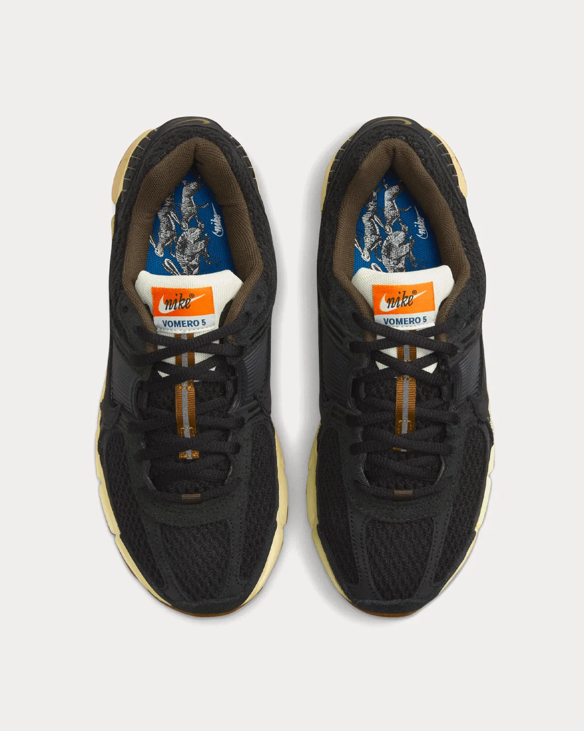 Zoom Vomero 5 Black Low Top Sneakers